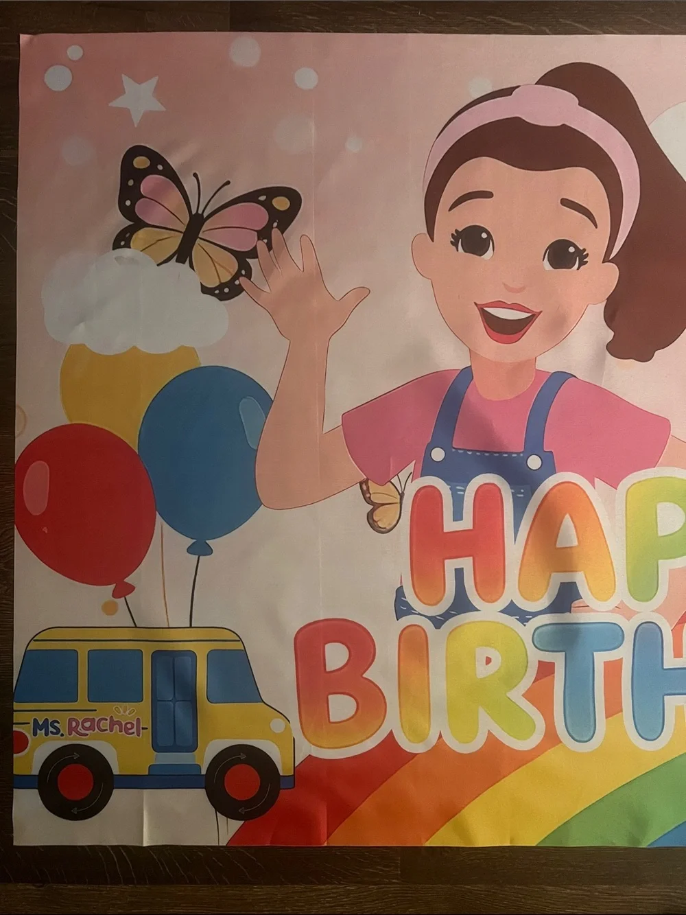 Ms Rachel Birthday Banner Decoration